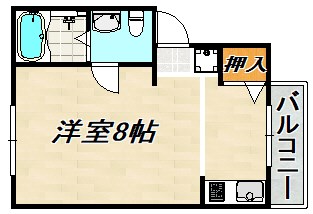 ルネ月見山 間取り図