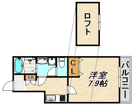 THE CITY 板宿 間取り図
