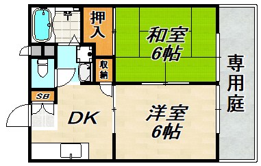 グローリア久保 間取り図