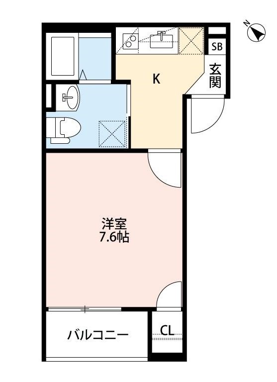ディアマン東尻池 間取り図