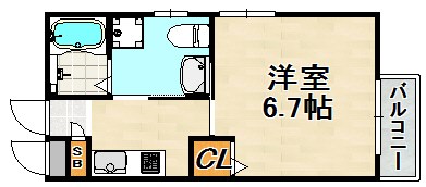 ＭＩＲＡＩＥ長田 間取り図