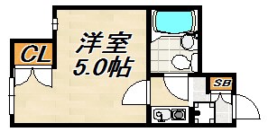 フルール板宿 間取り図