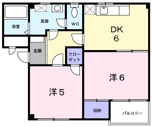 ルミエール大田 間取り図