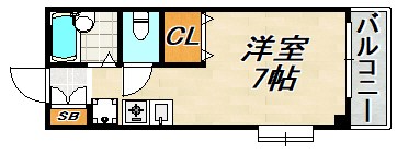 フレンドハイツ須磨 間取り図