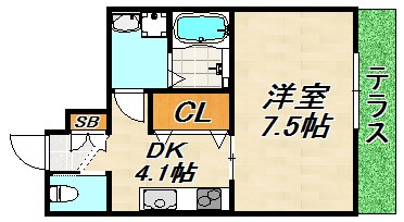 パロス須磨離宮公園 間取り図
