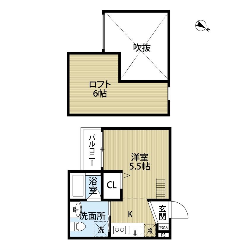 CUBE(キューブ) 間取り図