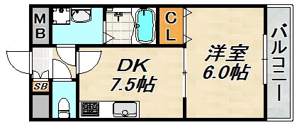トーカンマンション須磨月見山 間取り図