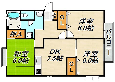 ルナハウス 間取り図