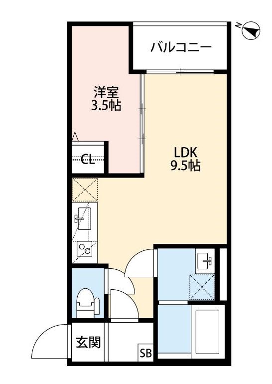 T・A海運町8丁目ⅢA棟 間取り図