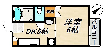フレグランス須磨 間取り図