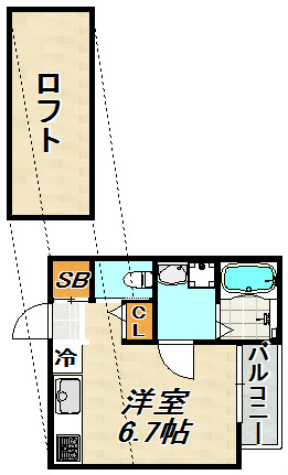 Regulus須磨 間取り図