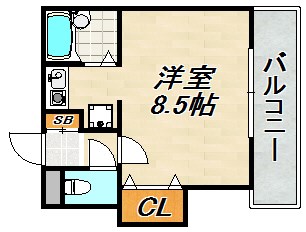 須磨浦SKYハイツ 間取り図