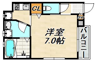 KARIN新長田 間取り図