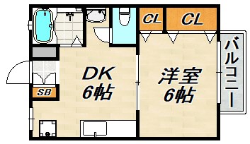 Ａスクエア桜木町 間取り図