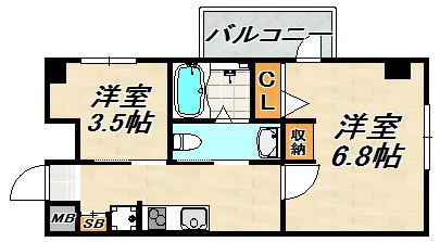 エヌエムキャランドドゥ 間取り図