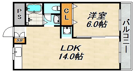 高取台ハイツ 間取り図
