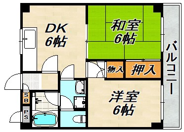 エクレール衣掛 間取り図