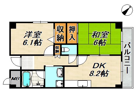 ル・ソレイユ須磨 間取り図