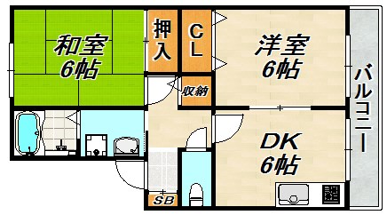 イルマーレ須磨浦 間取り図