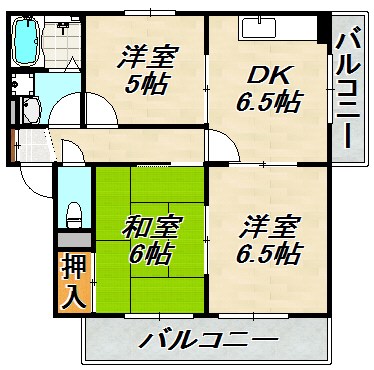 ファミリア宮川 間取り図