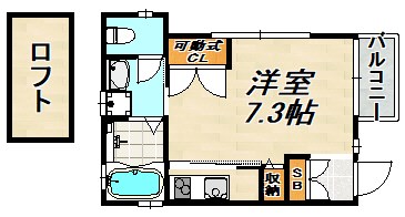 KARIN御蔵通 間取り図