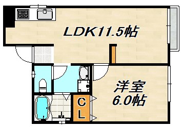 吉岡ハイツ 間取り