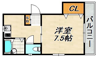 ハニーハイツ 間取り図