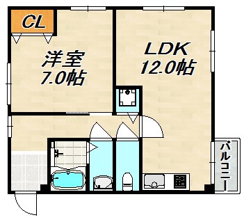 ラムール五位ノ池 間取り図
