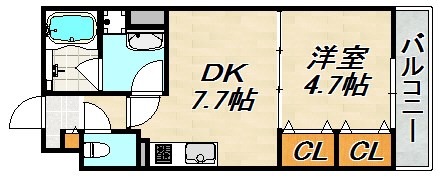 KTIレジデンス上沢Ⅱ 間取り図