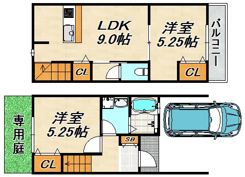 KARIN上沢 間取り