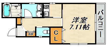 KARIN若松町 間取り図