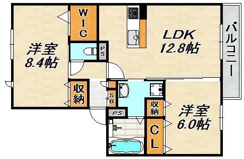 ファミーユコート 間取り図