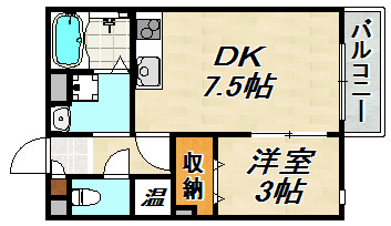 ルミディオ東須磨 間取り図