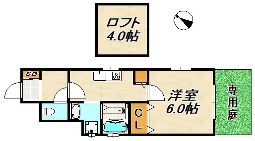 寺池ハイツ 間取り図