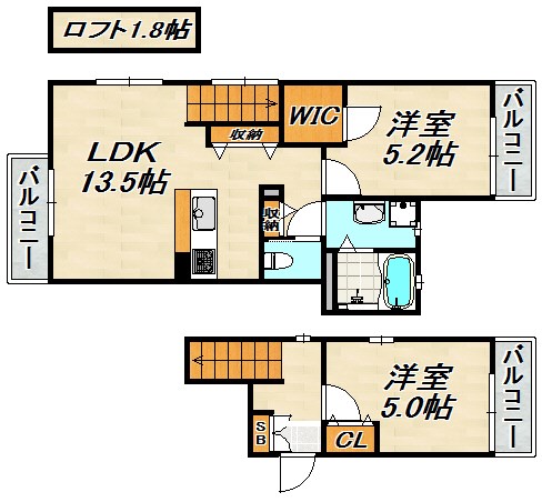 グルーブメゾン8 間取り図