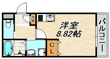 ジーメゾン妙法寺 間取り図