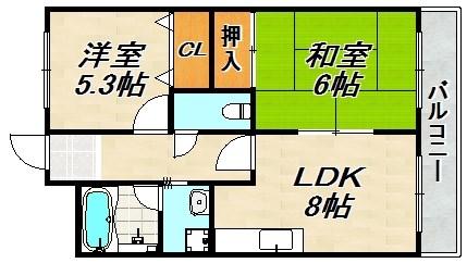 エトワール長尾 間取り図