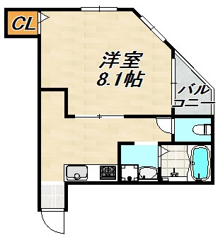 フロンフィール大道通 間取り図