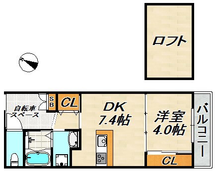 モデルノ大手町 間取り図
