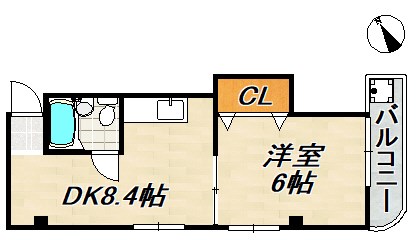 華山マンション 間取り図