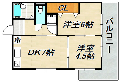 グレイスハイツ大田町 間取り図