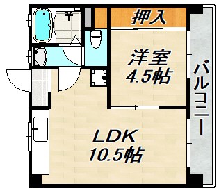 高島グリーンハイツ 間取り図