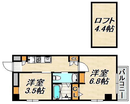 エヌエムキャランドドゥ 間取り図
