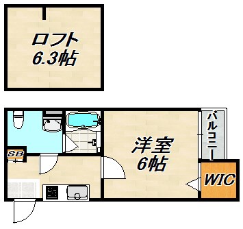 ルネッタ新長田 間取り図