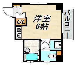 ニシオカマンション 間取り図