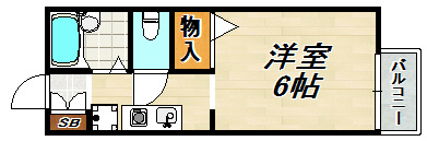 エクレール東須磨 間取り図