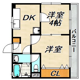 高島グリーンハイツ 間取り図