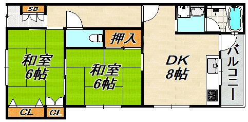 ビタフェリスふじ 間取り図