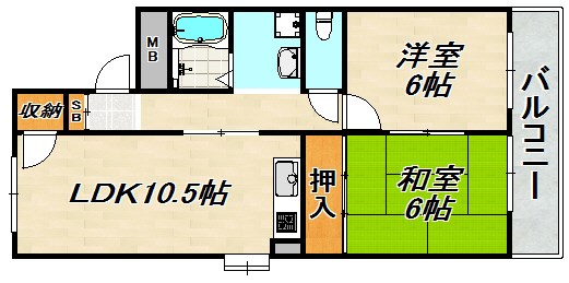 パークサイド太雅 間取り図