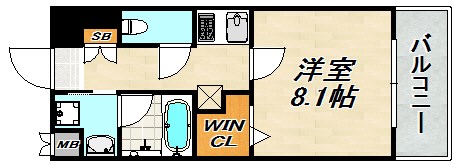 ブランピュール 間取り図